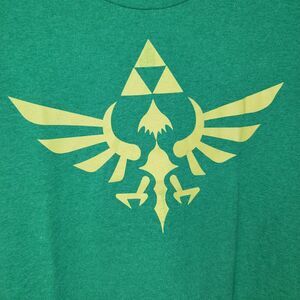 Zelda Graphic Tee Symbol SS Green - Size 2XL